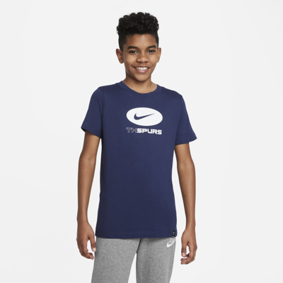 Nike Tottenham Hotspur Swoosh Big Kids' Soccer T-shirt In Binary Blue