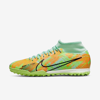 Nike Zoom Mercurial Superfly 9 Academy Tf Turf Soccer Shoes In Green