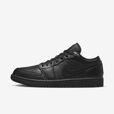 Jordan Men's Air  1 Low Shoes In Black