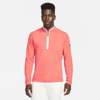 Nike Men's Dri-fit Victory Half-zip Golf Top In Orange