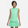 Nike Women's Dri-fit Victory Sleeveless Golf Polo In Green