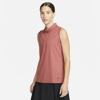 Nike Court Victory Dri-fit Semisheer Sleeveless Polo In Red