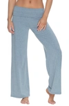 Felina Wide Leg Organic Cotton Lounge Pants In Sky