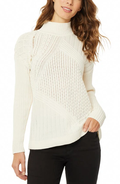 Jones New York Women's Directional Stitch Sweater In Jones White