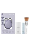 Nuface Mini+ On-the-go Facial Toning Starter Kit $309 Value In Violet Dusk