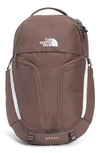The North Face Surge Backpack In Deep Taupe/ White