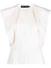 PROENZA SCHOULER PLEAT-DETAIL SLEEVELESS TOP