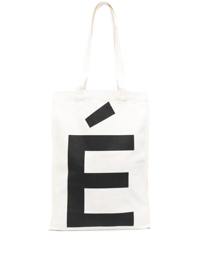 Etudes Studio November Accent-print Toe Bag In Nude