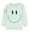 Wauw Capow By Bangbang Optimists Long-sleeve Sweatshirt In Green