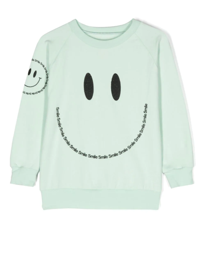 Wauw Capow By Bangbang Optimists Long-sleeve Sweatshirt In Green