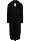 AZ FACTORY LONG-SLEEVE BELTED TRENCH COAT