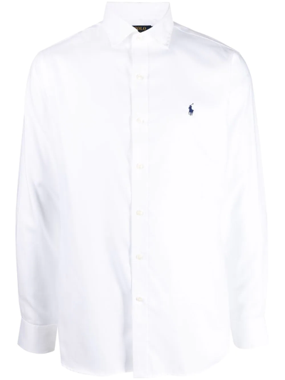 POLO RALPH LAUREN LOGO-EMBROIDERED SHIRT