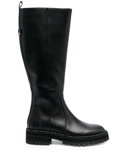 Liu •jo Pink Knee-length Boots In Schwarz