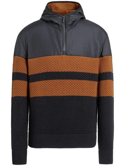 Zegna Men's Waterproof Techmerino™ Ski Joggers In Black Solid