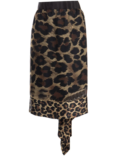スカート SACAI LEOPARD PRINT SKIRT Leopard Print Skirt | sacai Official Store サカイ オフィシャル