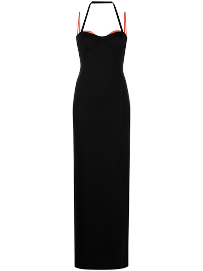 knee length dresses for ladies Staud Calluna Dress Black