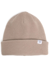 NORSE PROJECTS LOGO-PATCH RIBBED-KNIT BEANIE