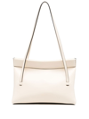 Wandler Joanna Shoulder Bag With Magnetic Closure In Nude