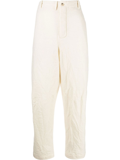 Forme D'expression Arc Wool Trousers In Nude