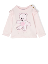 PHILIPP PLEIN JUNIOR TEDDY BEAR CREW-NECK SWEATSHIRT