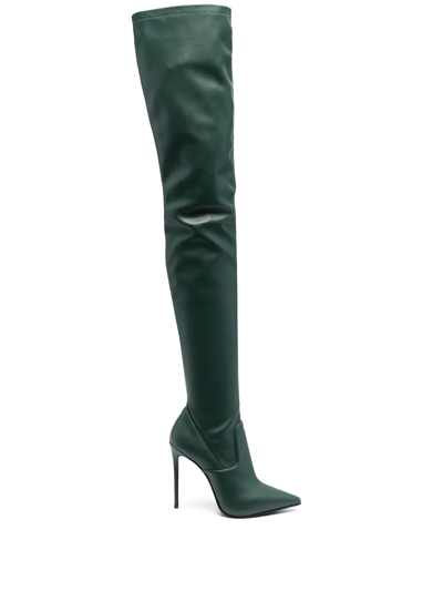 Le Silla Eva 115mm Thigh-high Boots In Grün