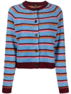 Ps By Paul Smith Womens Knitted Cardigan With Buttons In Blue