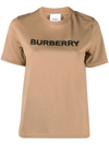 BURBERRY HORSEFERRY LOGO印花T恤