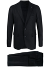 Tagliatore Tailored Suit In Blau