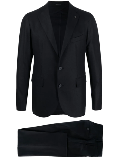 Tagliatore Two-piece Suit Set In Black