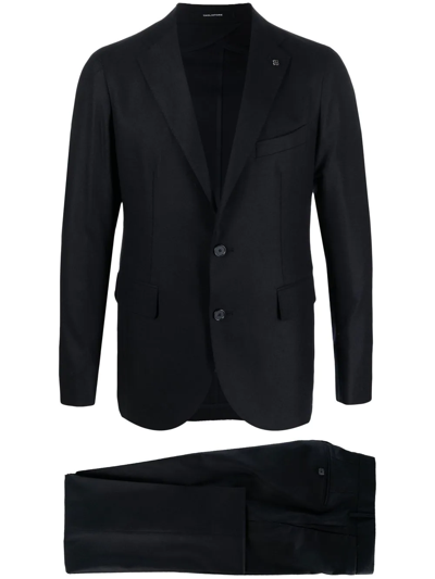 Tagliatore Tailored Suit In Black