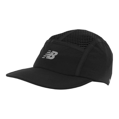 New Balance Unisex Running Stash Hat In Black