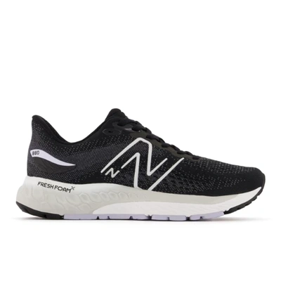 New Balance Women's Fresh Foam X 880 V12 Running Shoes - Medium Width In Black/violet Haze/steel