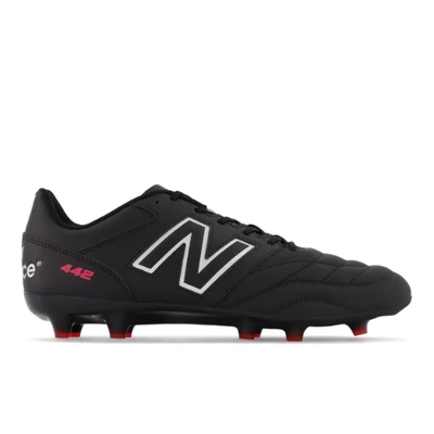 New Balance Unisex 442 V2 Team Fg In Black/white