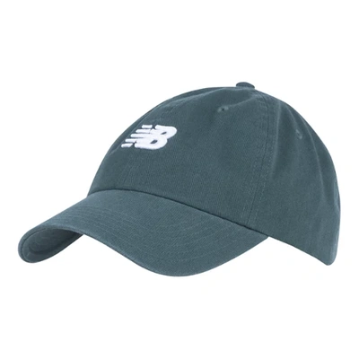 New Balance Unisex Classic Nb Curved Brim Hat In Green