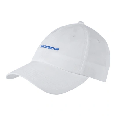 New Balance Unisex Nb Linear Logo Hat In White