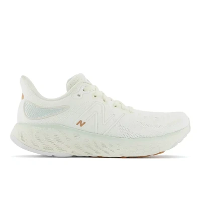 New Balance Women's Fresh Foam X 1080v12 In White/brown/blue