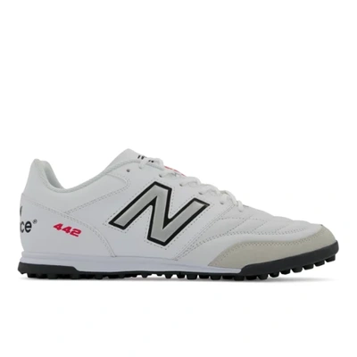 New Balance Unisex 442 V2 Team Tf In White/black