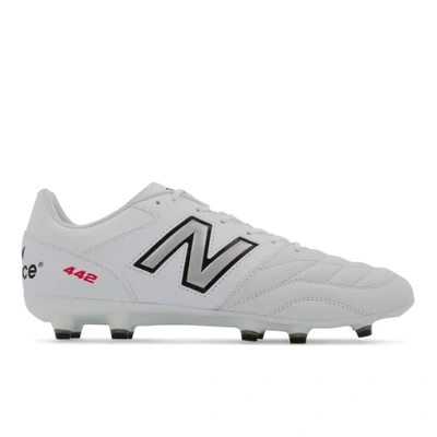 New Balance Unisex 442 V2 Team Fg In White/black