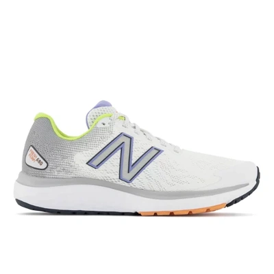 New Balance Women's Fresh Foam 680v7 In White/grey/purple