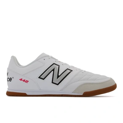 New Balance Unisex 442 V2 Team In In White/black