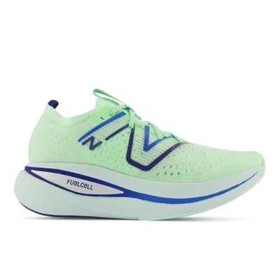 New Balance Men's Fuelcell Supercomp Trainer In Green/blue/yellow