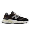 New Balance 9060 Suede And Mesh Trainers In Brown/black