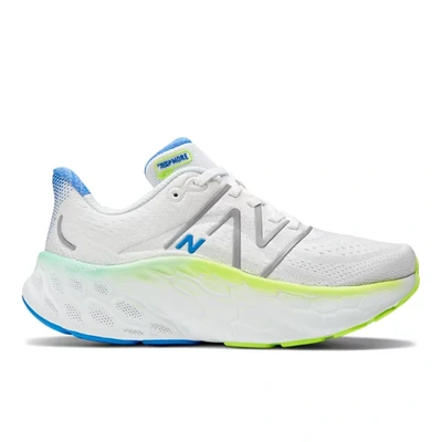 New Balance Women's Fresh Foam X More V4 In White/blue