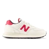 New Balance Unisex 574 Legacy In Beige/red
