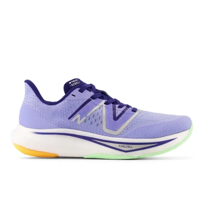 New Balance Women's Fuelcell Rebel V3 In Purple/blue/green