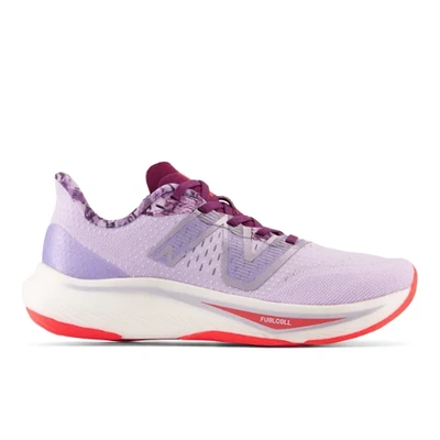New Balance Women's Nyc Marathon Fuel Cell Rebel V3 In Purple/red