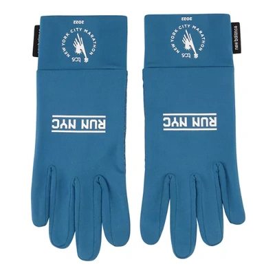 New Balance Unisex Nyc Marathon Lightweight Gloves In Blue
