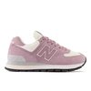 New Balance Women's 574 Casual Sneakers From Finish Line In Pink