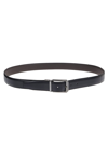 ERMENEGILDO ZEGNA ERMENEGILDO ZEGNA LOGO DETAILED REVERSIBLE BELT