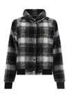 WOOLRICH WOOLRICH GENTRY CHECK BOMBER JACKET